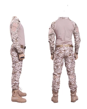 Desert digital camo Hunting Clothes with Gen2 Knee pads Combat uniform Tactical gear shirt and pants Army BDU set
Desert digital camo Hunting Clothes with Gen2 Knee pads Combat uniform Tactical gear shirt and pants Army BDU set