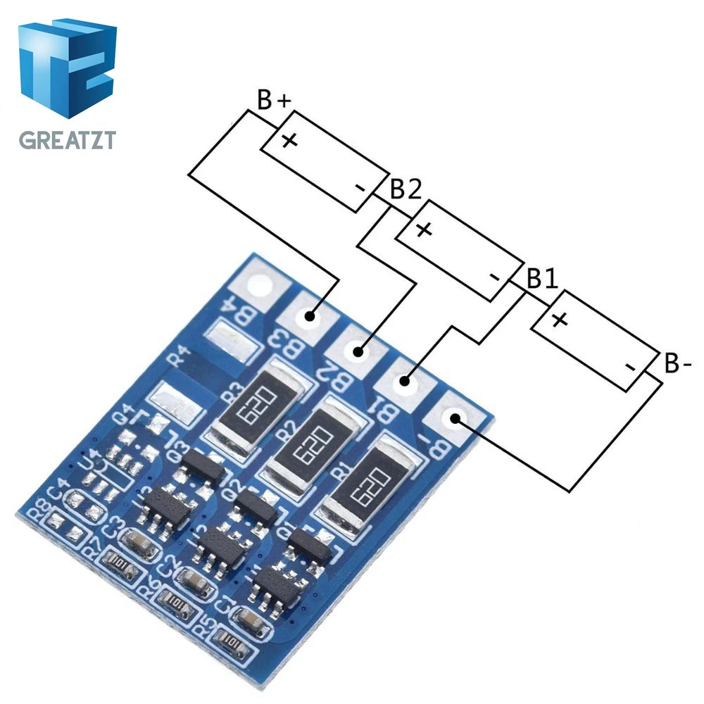 Балансировочная плата литий ионного аккумулятора GREATZT 3S 4 2 в|charging board|board boardboard