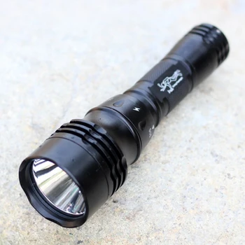 

T6 Led Diving Flashlight Outdoor Super Light Diving Flashlight Underwater Long-range Waterproof Riding Fill Light Fishing