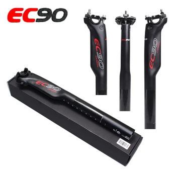 

EC90 Carbon fibre bike seatpost ultralight mountain road bike bicycle seatpost saddle seat post seat tube bike parts Biack