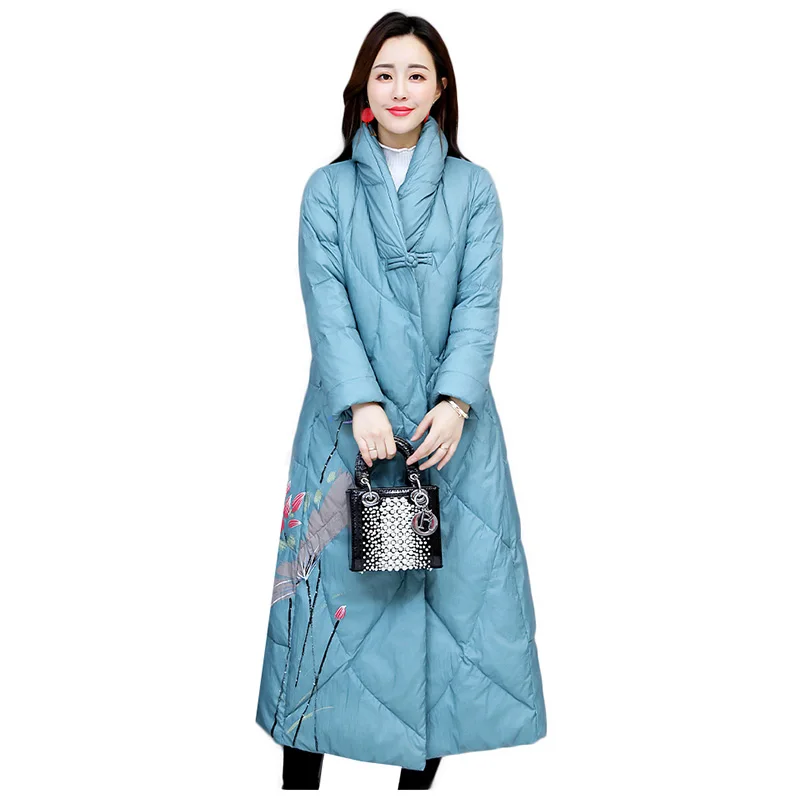 

Women Winter Parkas Jacket 2018 New Thick Warm Coat Mid Long down Cotton Coats Female Outerwear