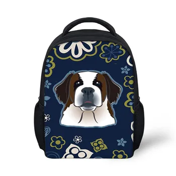 

2019 3D Children Backpacks Fashion Kindergarten School Bags for Teenage Boys Girls Cute Dogs Print Drop Shipping Shoulder Bags