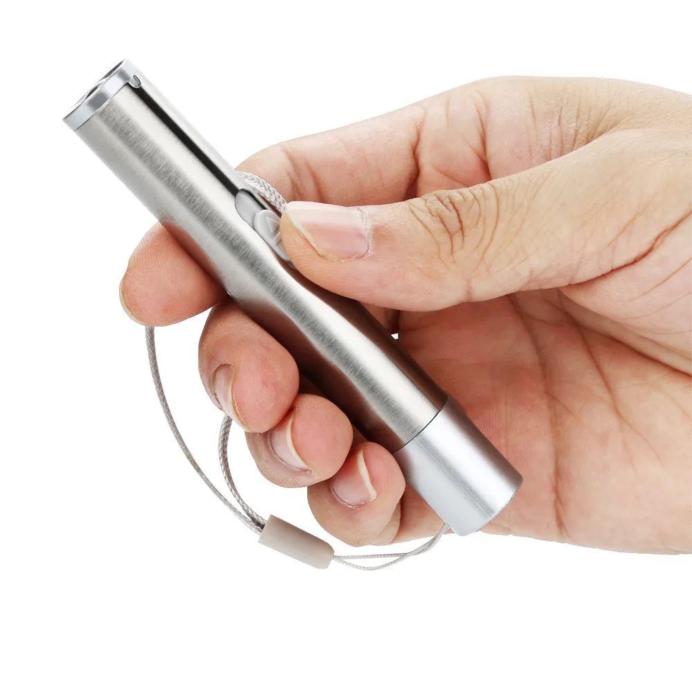 

ISHOWTIENDA brand new and high quality small New Mini Size USB Rechargeable Flashlight Torch Portable for home cycling #y15