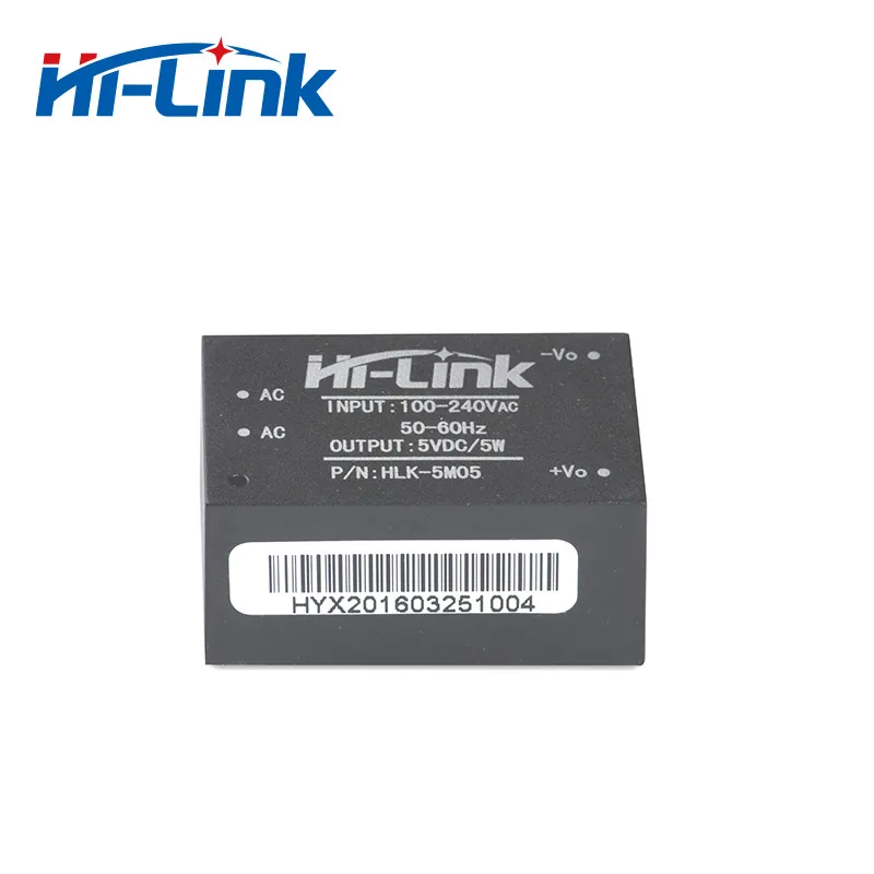 Hi-Link конвертер ac dc понижающий переключатель 5 В модуль питания HLK-5M05