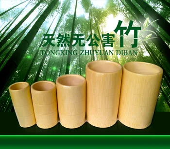 

8 CUPS Traditional Chinese Bamboo Fire Cupping Set Acupuncture Therapy Treatment Free Shipping