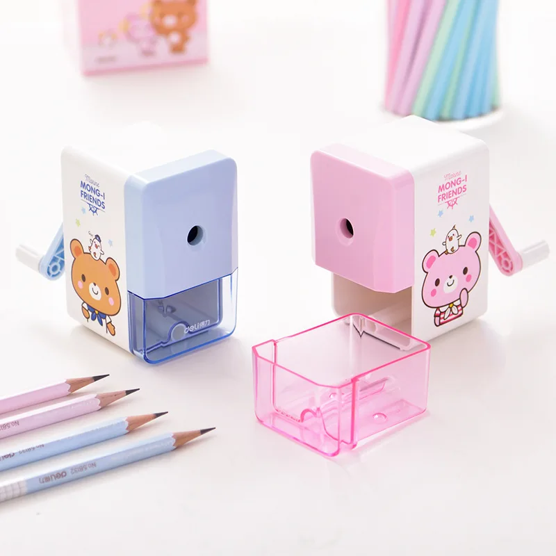 

Kawaii Cartoon Bear Mechanical Pencil Sharpener for Kid Gift Creative Pen Knife Cute Office Stationery Student School Supplies