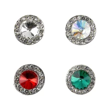 2PcsLot Shiny Nail Rhinestone Rotatable Crystal Glitter Diamond Nail Art Lucky Gemstone Jewelry Decoration Manicure Accessoires