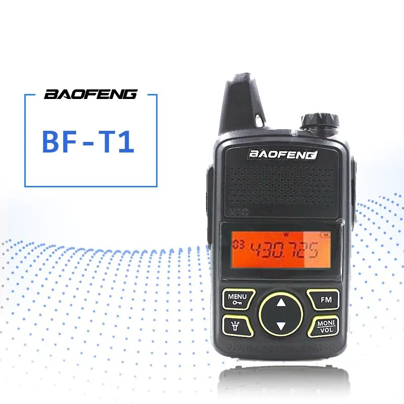 Портативная рация BAOFENG T1 мини двухсторонней радиосвязи UHF 400 470 МГц 20 каналов