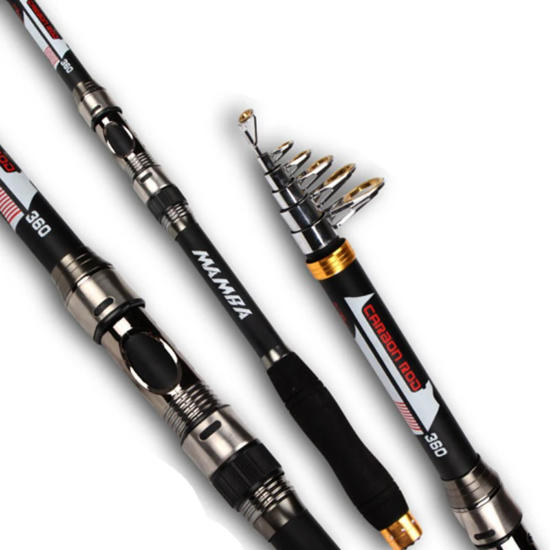 

Good Quality 99% Carbon 2.1M 2.4M 2.7M 3.0M 3.6M Portable Telescopic Fishing Rod Spinning Fish Hand Fishing Tackle Sea Rod