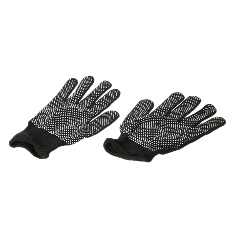 2 шт. термостойкие защитные перчатки для укладки волос для завивки прямые Плоские Железные волокна+ хлопок аксессуары для укладки высокое качество
