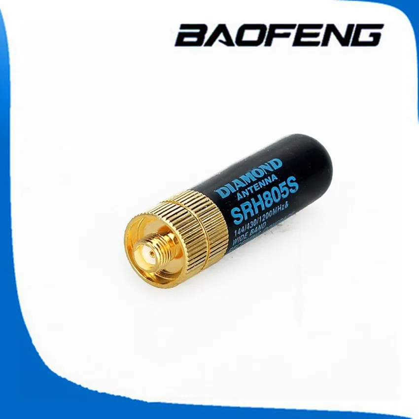 2 шт. новая Двухдиапазонная UHF VHF SRH805S SMA гнездовая антенна для TK3107 Baofeng рация радио |