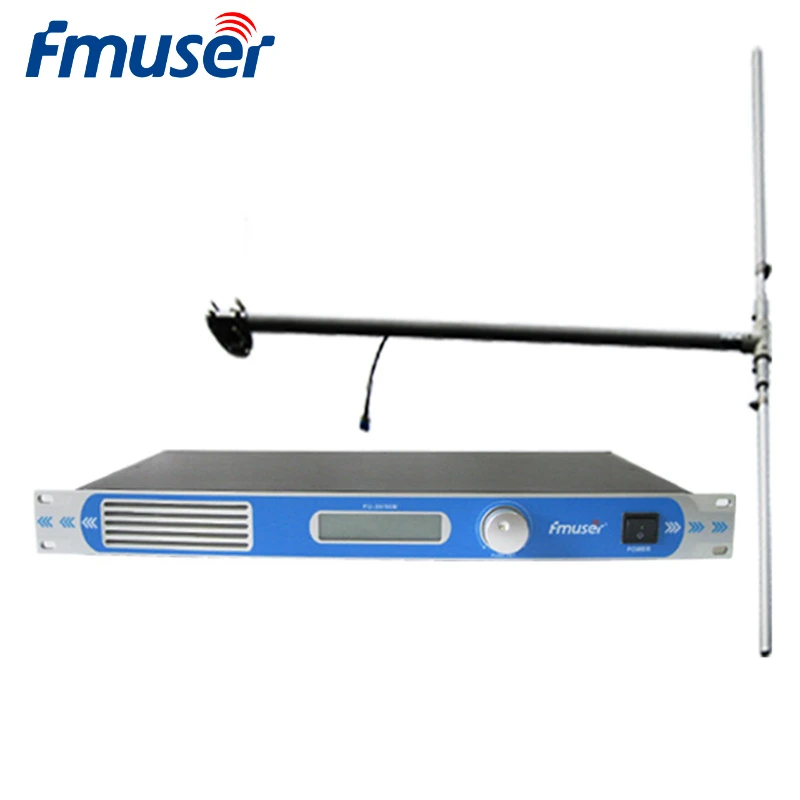

FMUSER FU-30/50B 30W FM Radio Transmitter Set FM Broadcast Radio Transmitter+1/2 Wave Dipole FM Antenna Kit For FM Radio Station