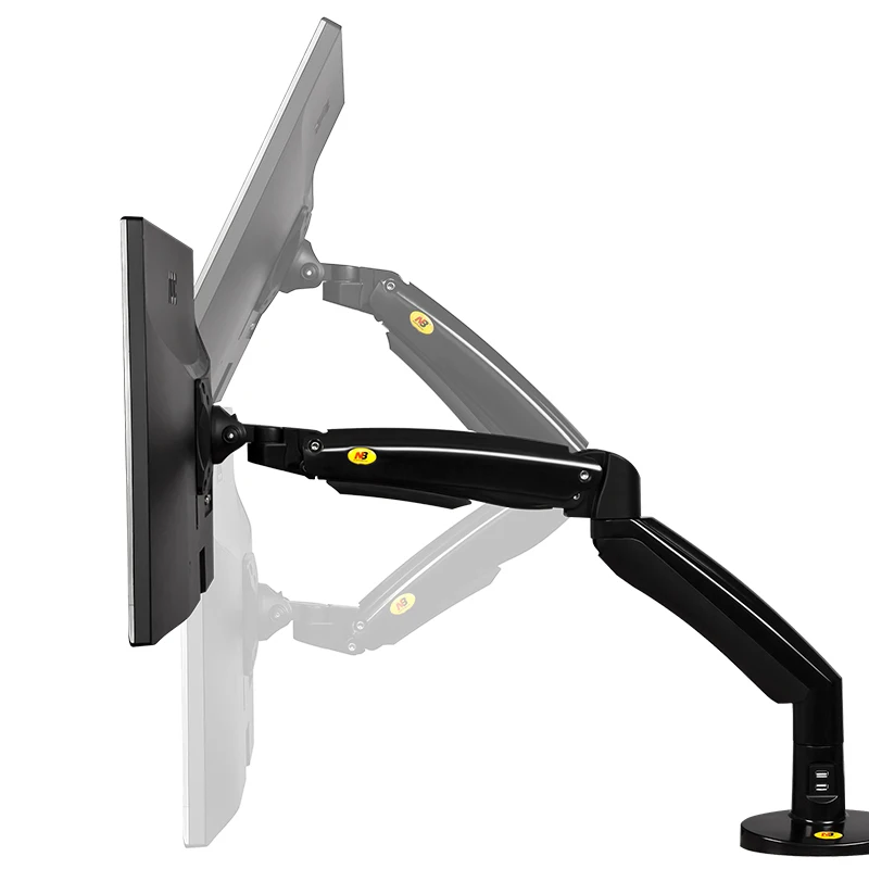 NB F100A resorte de Gas de brazo de 22-35 pulgadas pantalla soporte para Monitor 360 rotar Tilt Swi