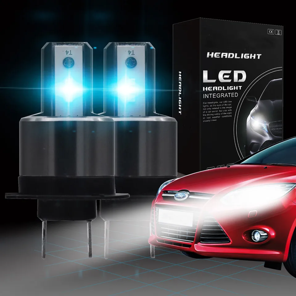 110W 20000LM H7 комплект светодиодных фар противотуманные DRL лампы чистый белый 6000K для