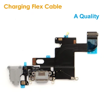 

A Quality Replacement Charging Flex Cable for iPhone 6 4.7 Headphone Jack USB Audio MIC Port Socket Dock Connector for iPhone6