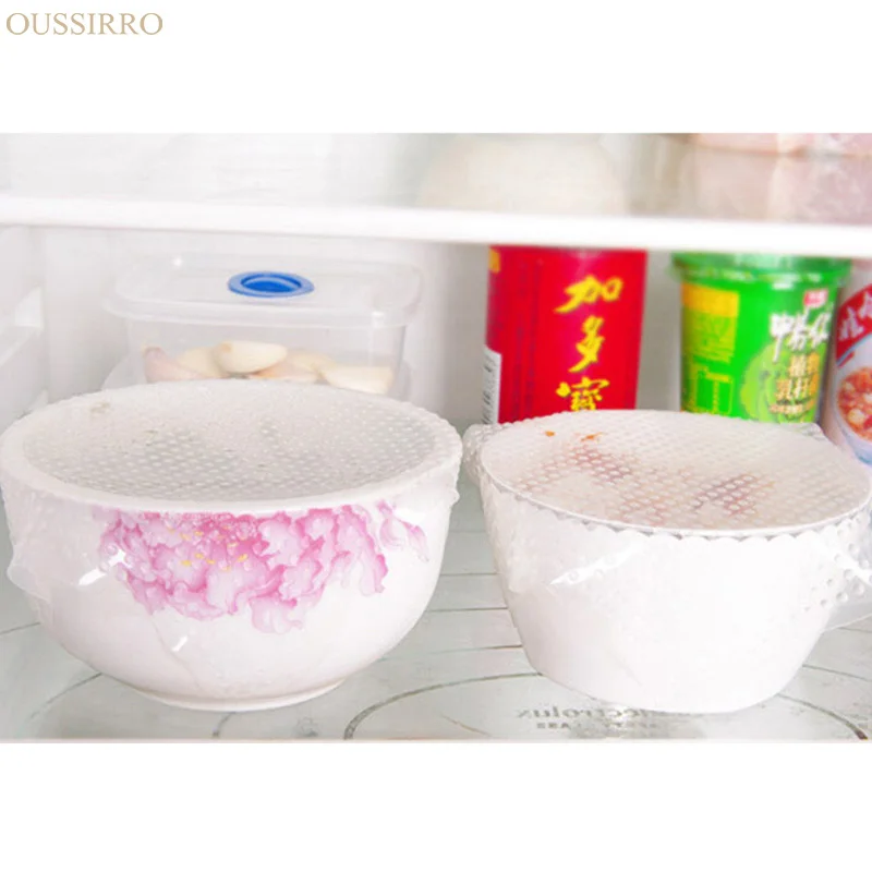 Силиконовый для микроволновой печи свежая крышка холодильника пищевая консервантная пленка эластичные всасывающие крышки крышка чаши посуда S/M/L