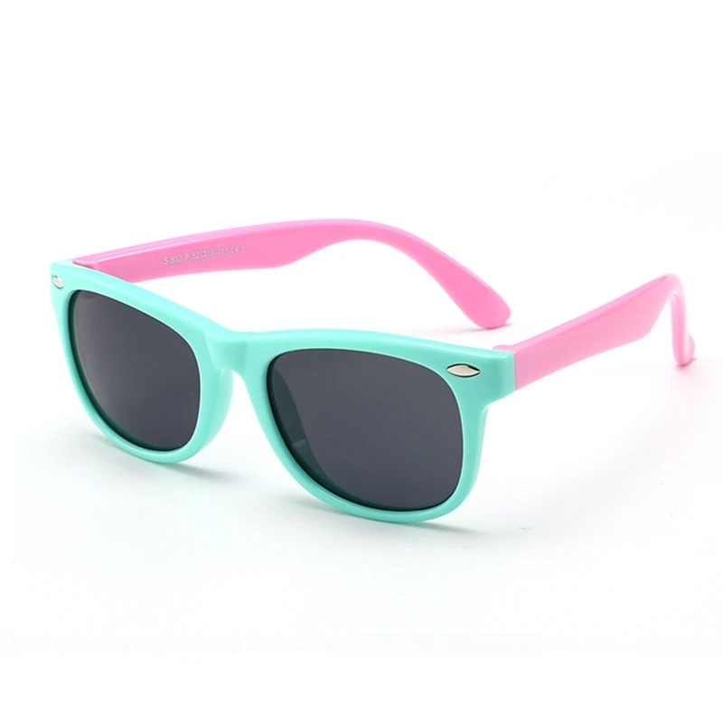 Очки солнцезащитные Детские поляризационные с заклепками TR90|designer shades|fashion shadesbrand