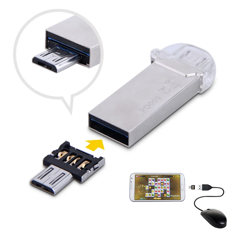 Мини Micro USB мужчина к OTG Женский адаптер конвертер для Android Tablet телефон U диск Card Reader