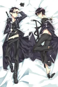 

Sword Art Online Kirito Dakimakura Hugging Pillow Cover Case 150CM