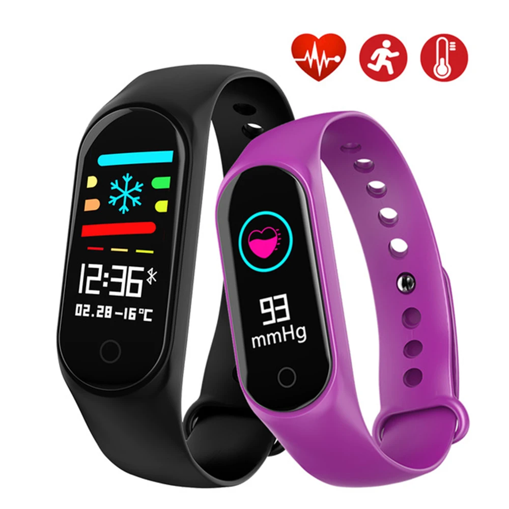

ZUCOOR Smart Bracelet Fitness Tonometer Monitor Wrist Pulse Meter Ring Pedometer ZB46 Wearable Devices Band Wristband Tracker