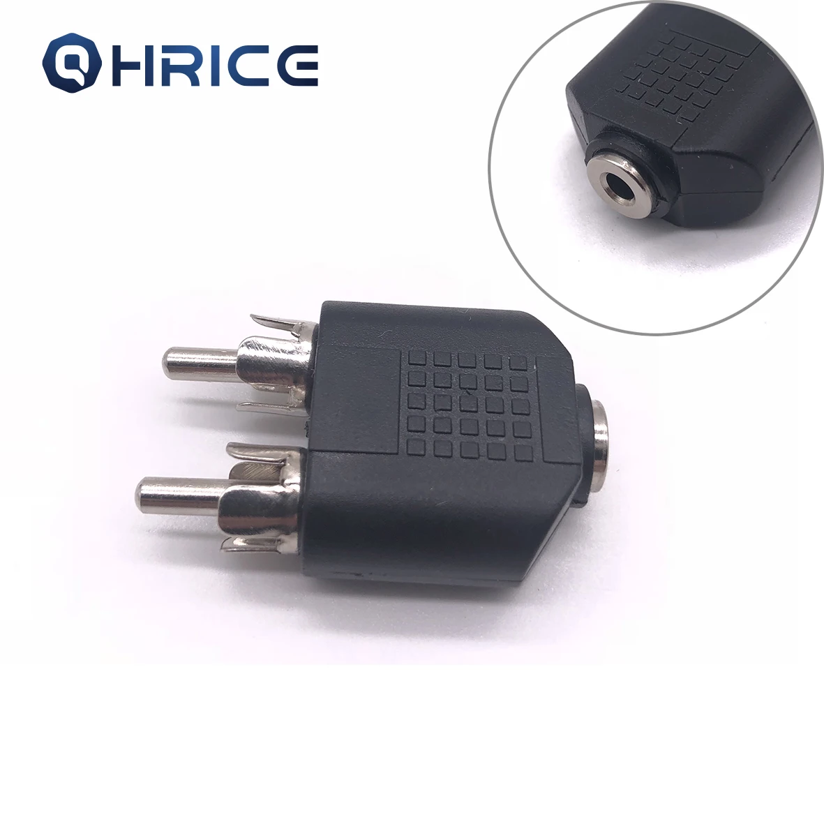 

3.5mm AUX Female to 2 RCA Male Audio Stereo Adapter Jack Plug Splitter Connector For Phone MP3 PC Laptop Speaker 1 to 2 Adaptor