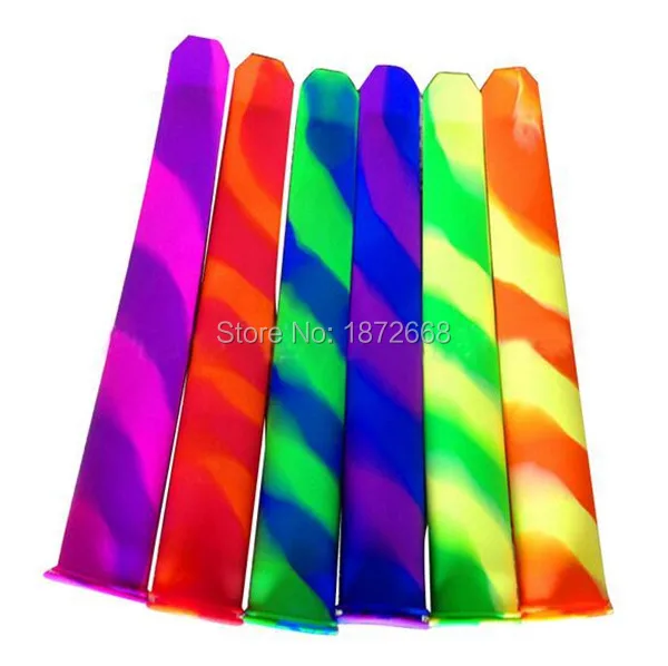 Не липкий силиконовый вихревой Тип емкость для мороженого/силикон для леденца пресс-формы мороженое, конфета на палочке Поп для Popsicle 200 шт