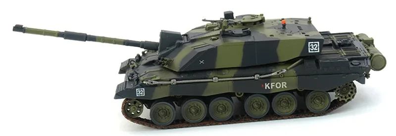 1: 72 Масштаб предварительно построенный FV4034 Challenger 2 Британский основной боевой танк MBT хобби Коллекционная готовая пластиковая модель - Цвет: 35010 green