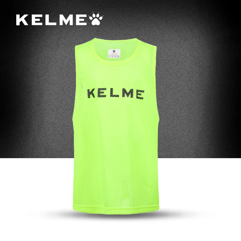 Spain Famous Brands Kelme Football font b team b font jersey mesh Breathable football training jersey