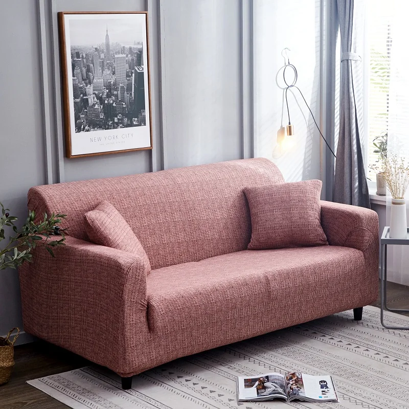 

WLIARLEO Sectional Sofa Cover Couch Elastic Anti-Mite Seat Cover For Living Room Red Grey Corner sofa cover funda para sofa