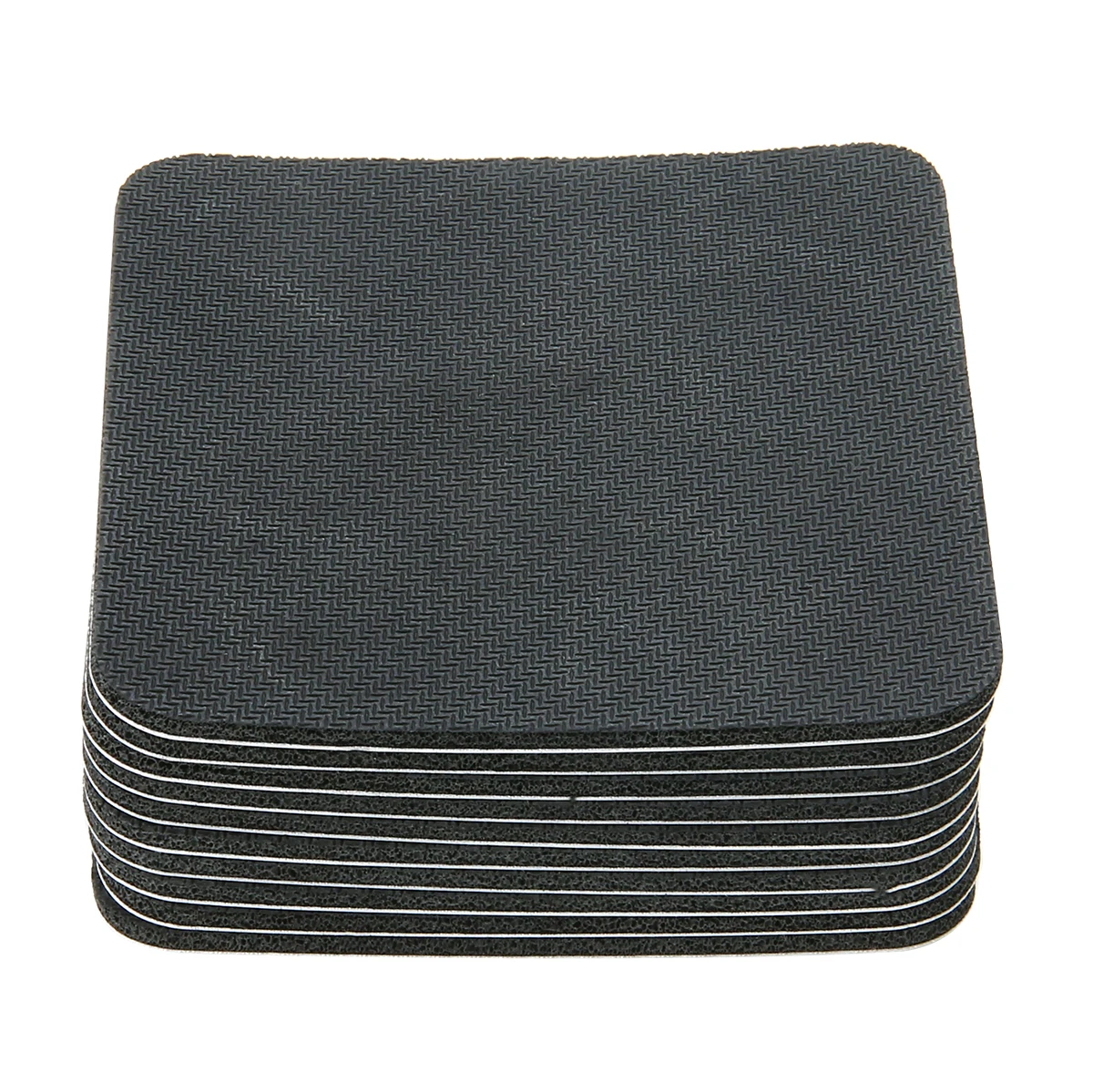 10Pcs Black Rubber Sublimation Coaster Blank Coaster Board Sublimation MDF Printing 95x95mm For Home Tools