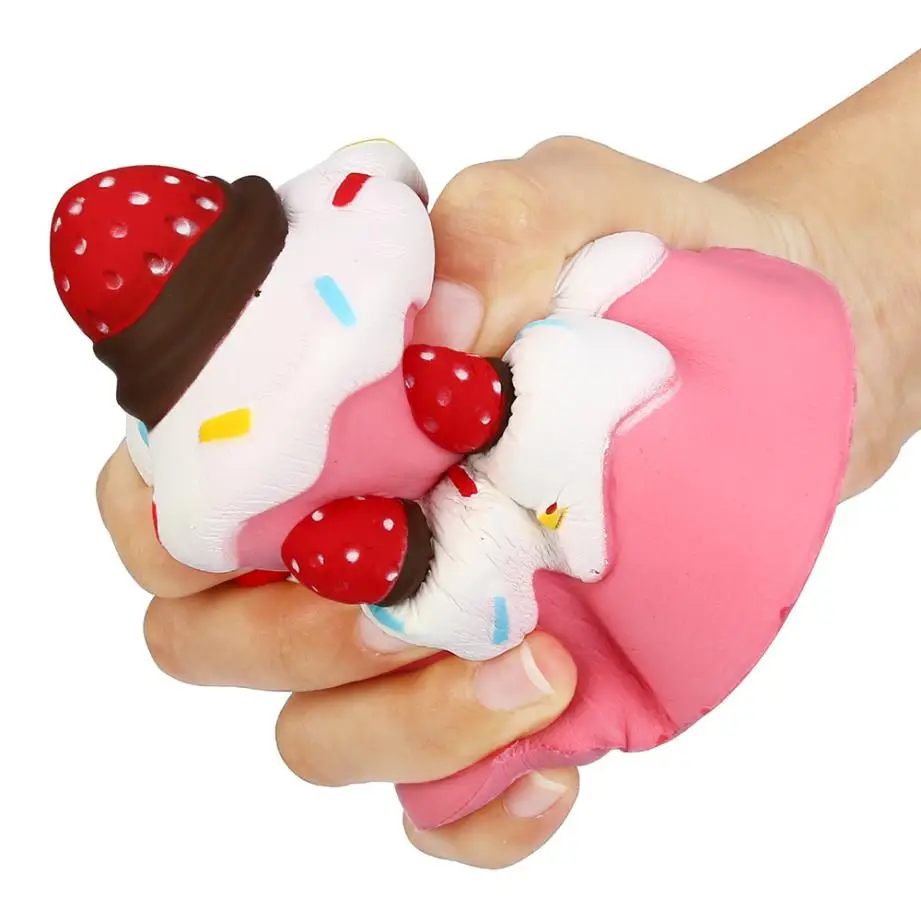 Sweet Squishy Jumbo Strawberry Cake Scented Super Slow Rising Toy Kids Cute Squeeze Toy Fidget Toys For Kids#YL5