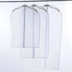 1 шт. PEVA полупрозрачная молния можно мыть чехол для одежды для защиты от пыли костюм крышка есть три размера