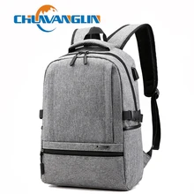Chuwanglin, повседневный 15,6 дюймовый рюкзак для ноутбука, модный рюкзак с зарядкой через usb, мужской школьный рюкзак, mochila mujer, мужские сумки T53103