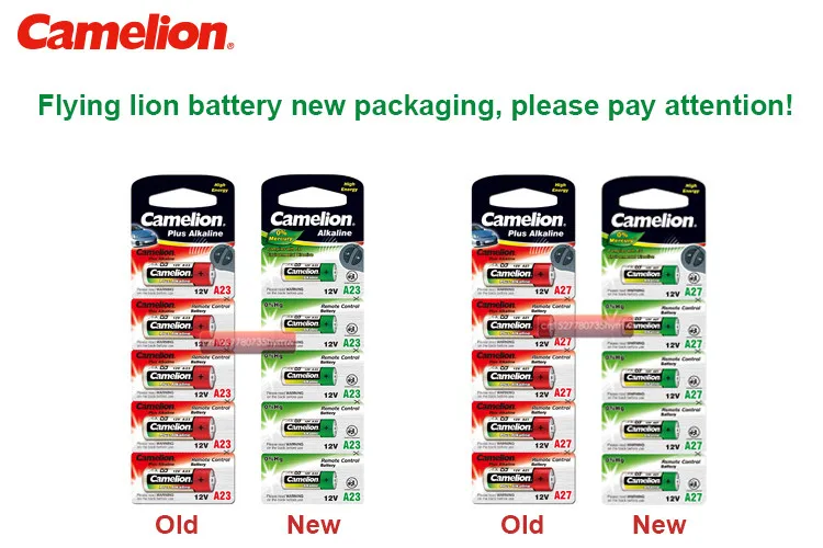 5pcs/lot Camelion 12V 27A MN27 27A L828 A27 Super Alkaline battery For Doorbell Remote Control Flashlight Etc alkaline battery disposable battery