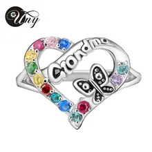 UNY S925 Sterling Silver Special Customized Heart Engrave Family Anniversary Sentimental font b Gift b font