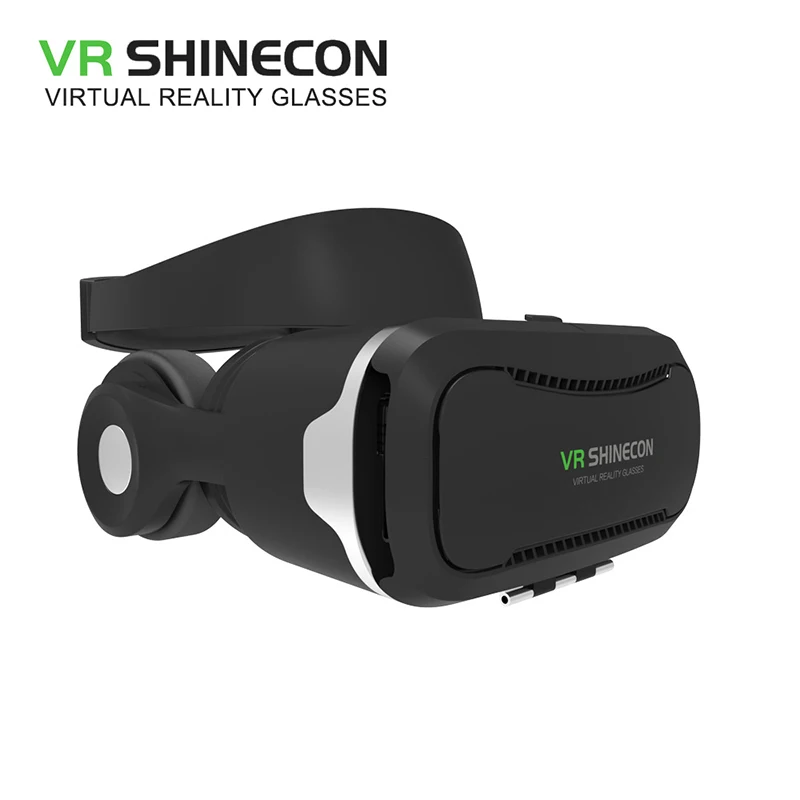 VR shinecon 4 0 и коробка 2 Очки виртуальной реальности 3D шлем картона очки с гарнитурой