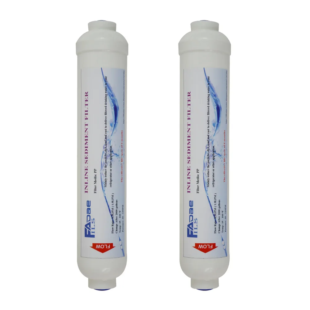 Refrigeradores de Alta Qualidade e Filtros de Água do Sistema Filtro de Sedimentos Inline Pós 2000 Gal 2 od x 10 Comprimento Pacote ro T33 Pré –