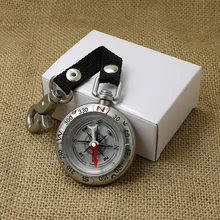 Наружная винтажная подвесная пряжка-Компас из цинкового сплава портативный брелок с компасом металлический шнур Компас для кемпинга пеших прогулок