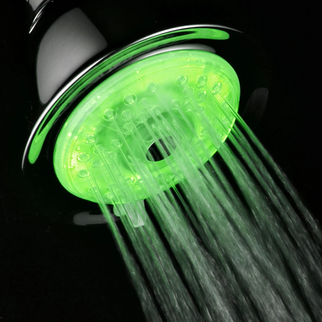 PowerSpa 7 Color Showerhead with Air Jet LED Turbo Pressure Boost Nozzle Technology (2)
