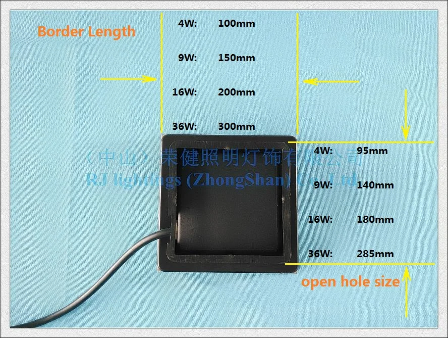 led under ground light buried lamp square (4)