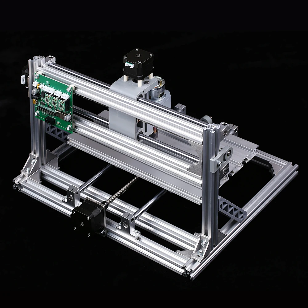 CNC3018 DIY комплект фрезерного станка с ЧПУ 2-в-1 мини-станок для лазерной гравировки GRBL Управление 3 оси для печатных плат ПВХ Пластик акриловое