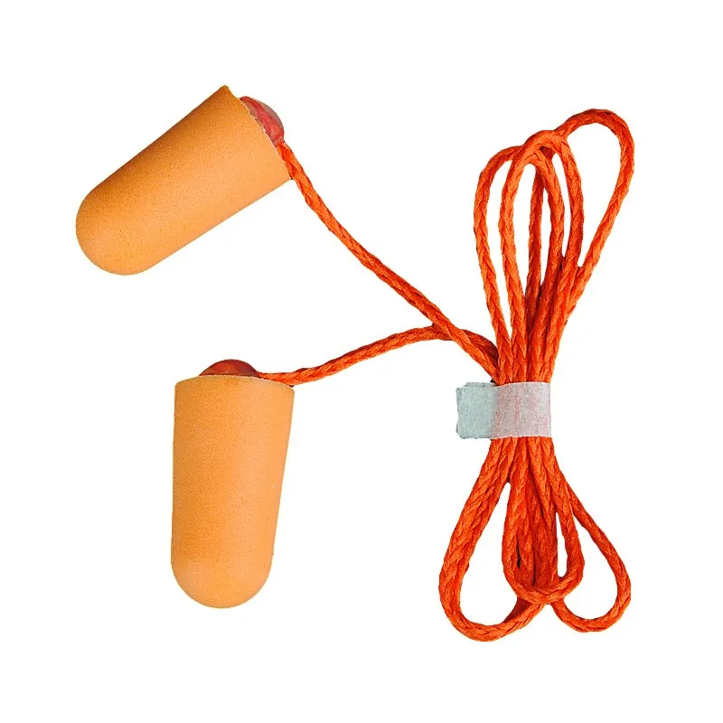 

New Stylish 10Pcs/lot Soft Silicone Corded Ear Plugs Reusable Hearing Preservation Noise Reduction Earplugs Protective earmuffs