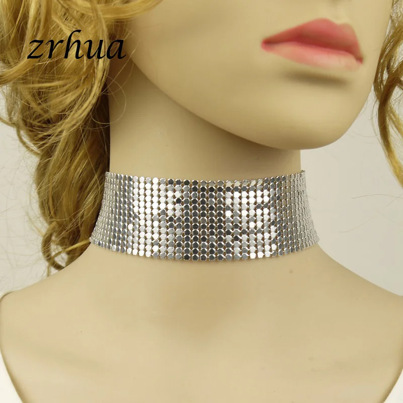 ZRHUA New Statement Trendy Jewelry Choker Multi Layer Necklace Gift for Women Boho Layering Chokers Chockers girls Wholesale - Image 3