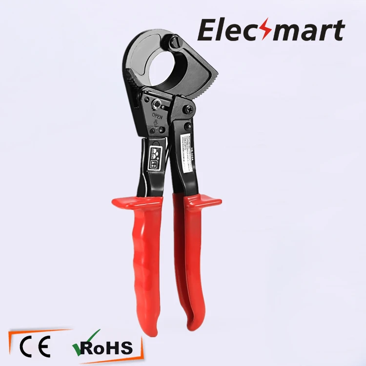 

HS-325A Ratchet Wire Cutter Plier 240mm Ratchet Cable Cutter Hand Tools Hand Pliers