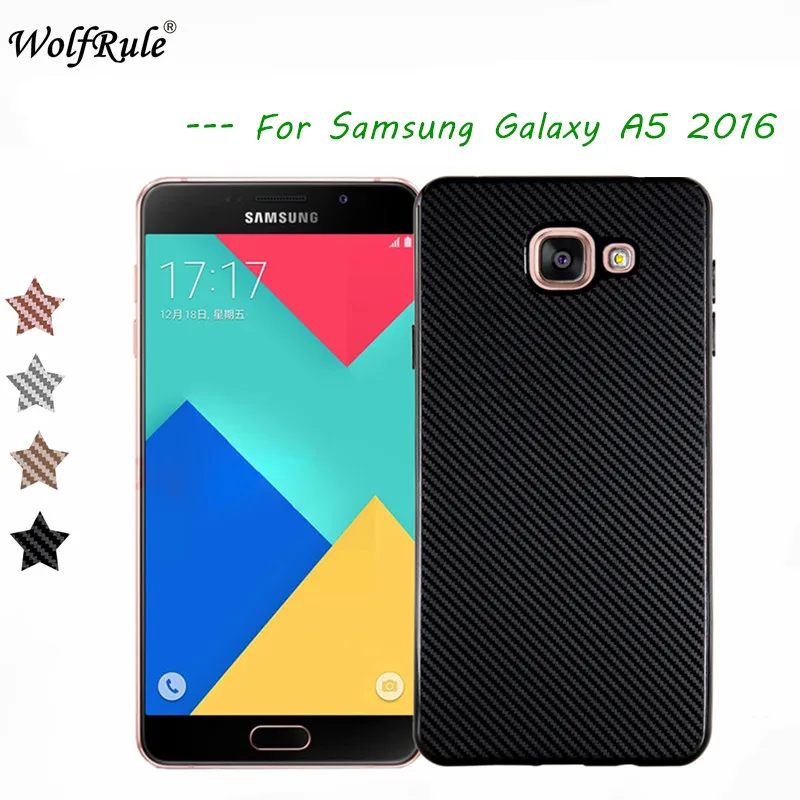 

WolfRule sFor Case Samsung Galaxy A5 2016 Cover Luxury Full Protection Soft TPU Case For Samsung Galaxy A5 2016 Funda A510 Shell