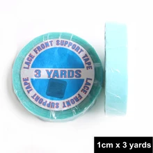 HARMONY 2 шт 1 см x 3 ярдов синий кружевной фронтальный поддержка двухсторонние супер клейкие рулоны ленты для парики из искусственной кожи