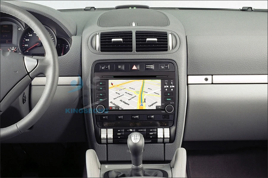 Cheap Android 8.0 Autoradio DAB+ Car DVD player USB WiFi 3G DTV-IN Bluetooth RDS USB BT CD Player GPS Sat Nav for Porsche Cayenne 1