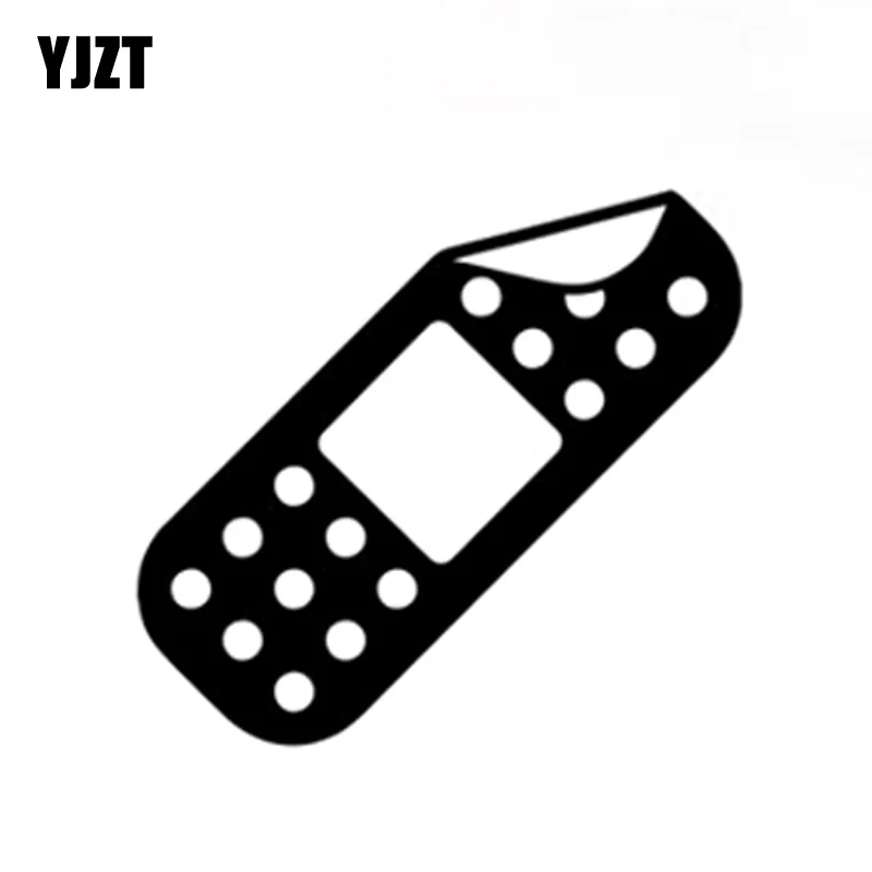 YJZT 10 4*4 см Забавный изогнутый угол JDM BANDAID... Стайлинг автомобиля Наклейка на окно