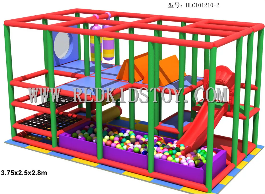 Eco friendly Soft Indoor Playground for Toddler CE Certificated Nursery