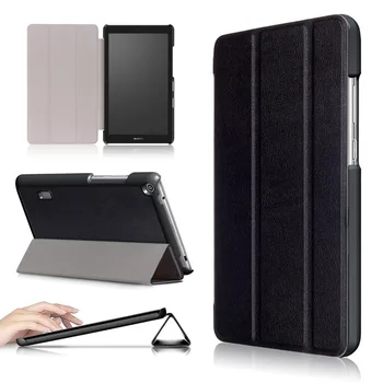

Ultra Slim Magnetic PU Leather Case For Huawei MediaPad T3 7.0 WIFI BG2-W09 Tri-Folding Stand Protective Cover